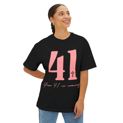 Forty-One Unisex Oversized Boxy Tee