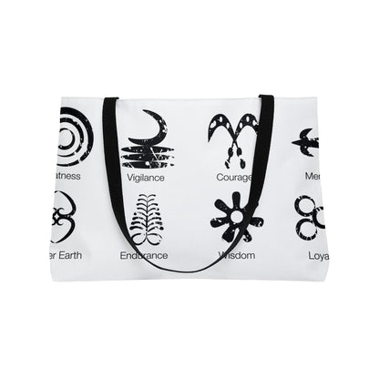 Adinkra Weekender Tote Bag