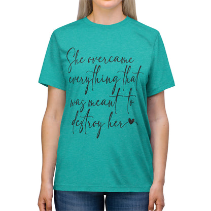 Overcomer Unisex Triblend Tee