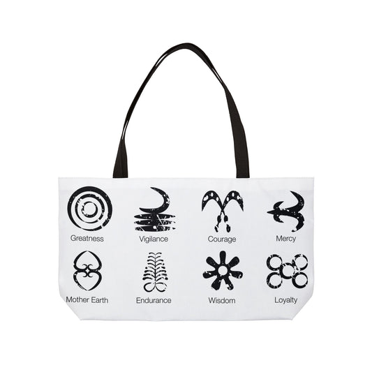 Adinkra Weekender Tote Bag