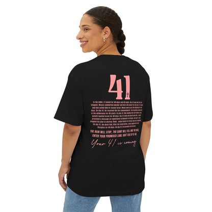 Forty-One Unisex Oversized Boxy Tee