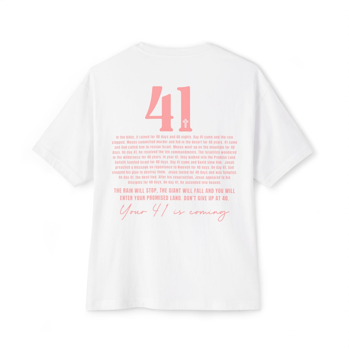 Forty-One Unisex Oversized Boxy Tee