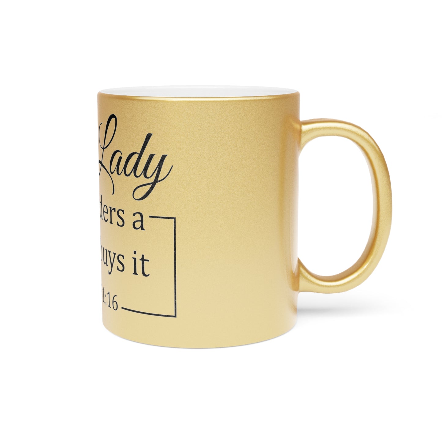 Boss Lady Metallic Mug (Silver\Gold)