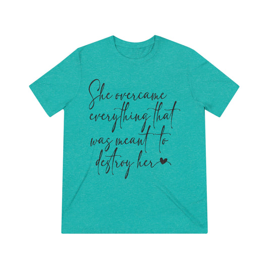 Overcomer Unisex Triblend Tee