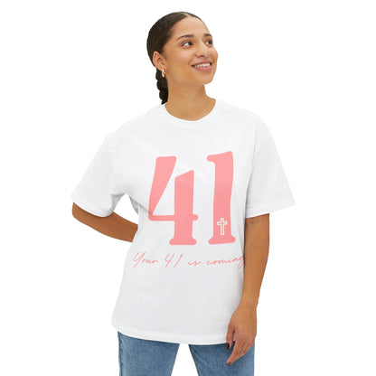 Forty-One Unisex Oversized Boxy Tee