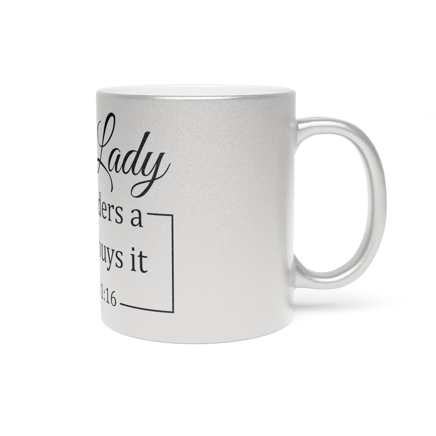 Boss Lady Metallic Mug (Silver\Gold)