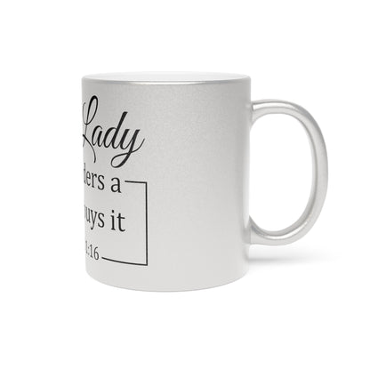 Boss Lady Metallic Mug (Silver\Gold)