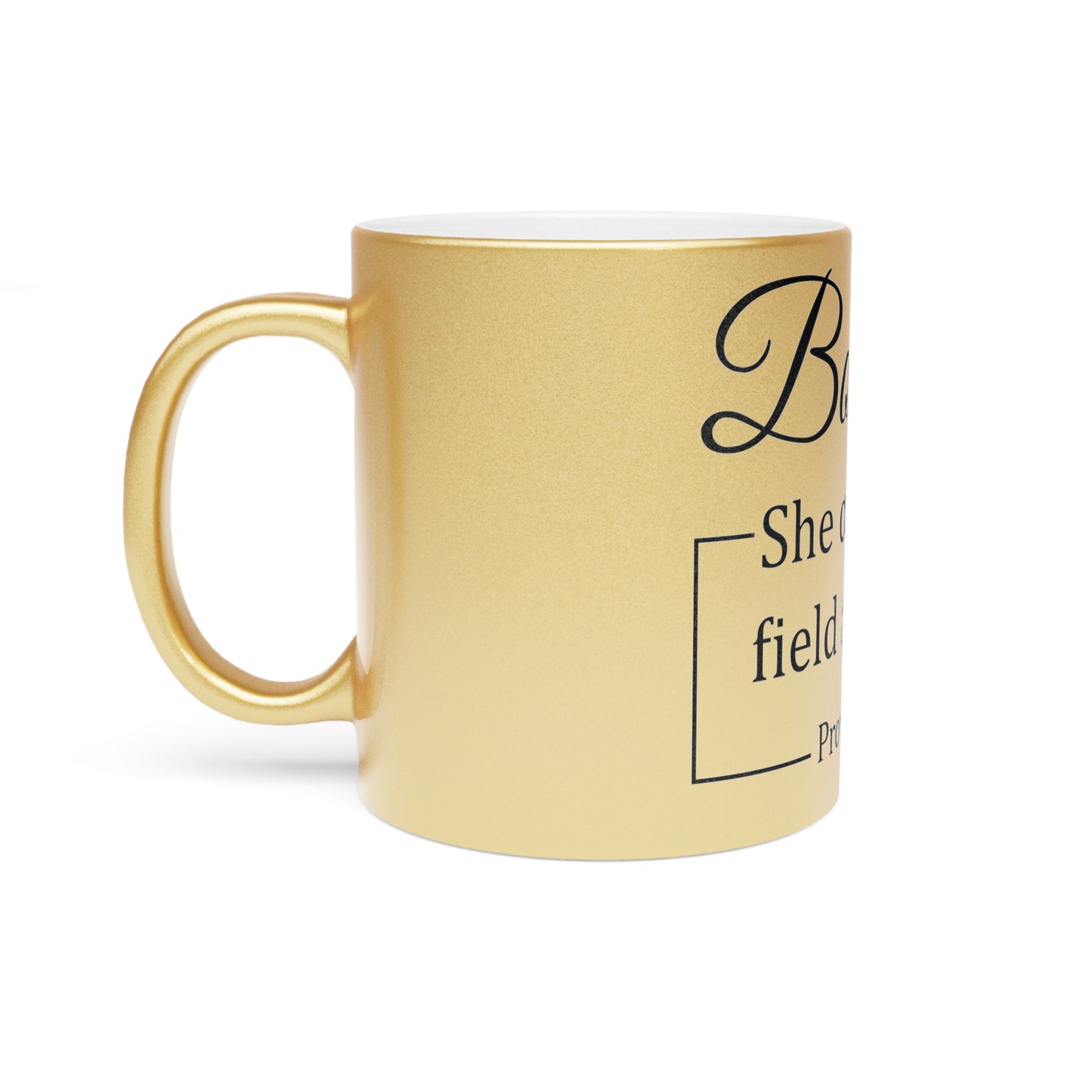 Boss Lady Metallic Mug (Silver\Gold)