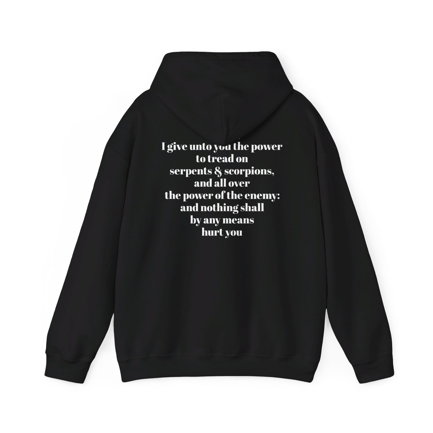 Luke 10:19 - POWER Heavy Blend™ Hooded Sweatshirt