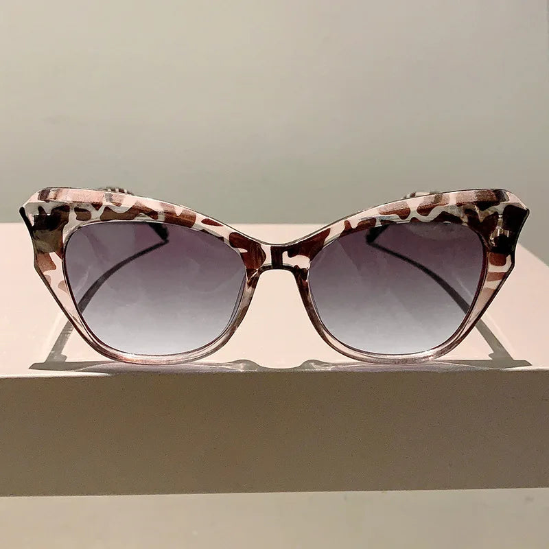 Queen of the Jungle Leopard Vintage Sunglasses